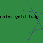 rolex gold lady