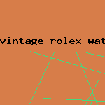 vintage rolex watch