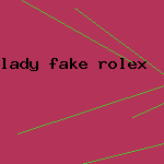 lady fake rolex