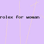 rolex for woman