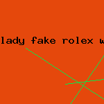 lady fake rolex watch