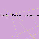 lady fake rolex watch