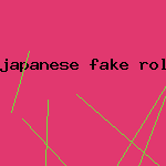 japanese fake rolex