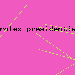 rolex presidential