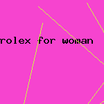 rolex for woman