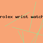 rolex wrist watch