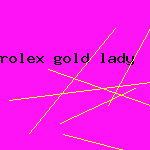 rolex gold lady