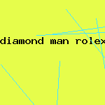 diamond man rolex watch