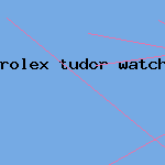 rolex tudor watch