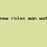 new rolex man watch