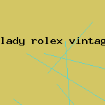 lady rolex vintage watch