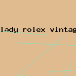 lady rolex vintage watch