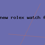 new rolex watch for sale