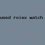 used rolex watch for sale