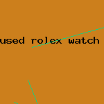 used rolex watch