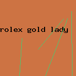 rolex gold lady