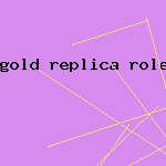 gold replica rolex solid