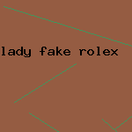 lady fake rolex