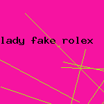 lady fake rolex