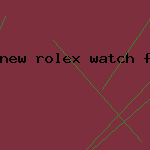 new rolex watch for sale