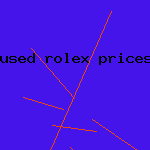 used rolex prices