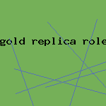 gold replica rolex solid