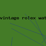 vintage rolex watch