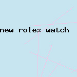 new rolex watch