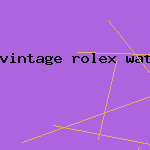 vintage rolex watch