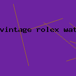 vintage rolex watch