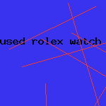 used rolex watch for sale