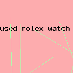 used rolex watch for sale