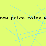 new price rolex watch