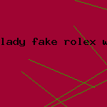 lady fake rolex watch