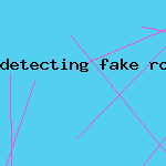 detecting fake rolex