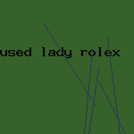 used lady rolex