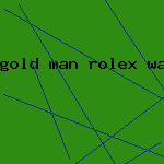 gold man rolex watch