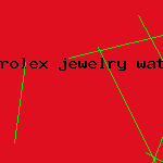 rolex jewelry watch