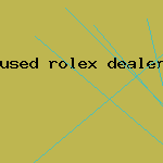 used rolex dealer