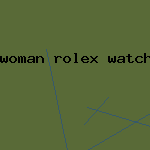 woman rolex watch