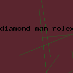 diamond man rolex watch