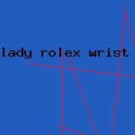 lady rolex wrist watch