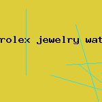 rolex jewelry watch