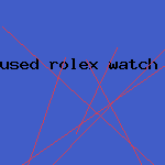 used rolex watch