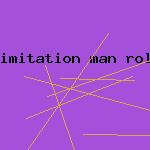 imitation man rolex watch