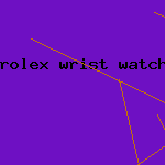 rolex wrist watch