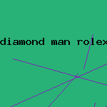 diamond man rolex watch