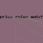 price rolex watch wholesale