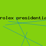 rolex presidential