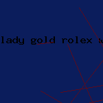 lady gold rolex watch